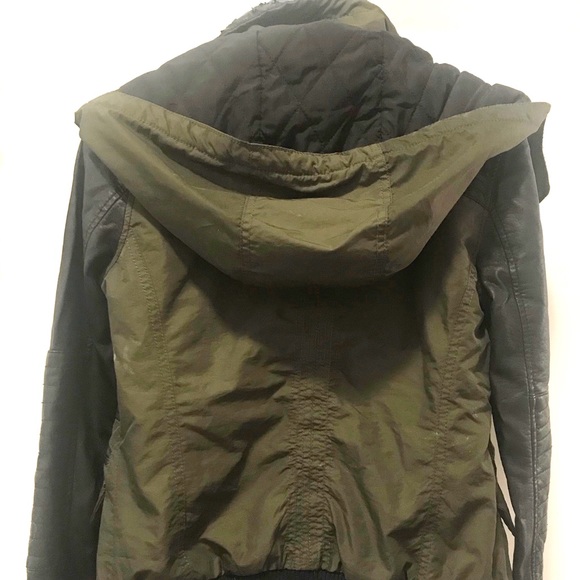 Garage Women Green/Black Bomber Jacket  XS - Picture 3 of 16